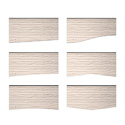 Cerused American Elm Accent Baffle