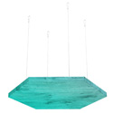 Deep Teal Pine Accent Cloud