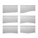 Light Rough Concrete Accent Baffle