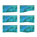 Peeled Turquoise Accent Baffle