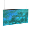 Peeled Turquoise Baffle