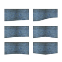 Silver Blue Haze Accent Baffle