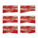 Weathered Red Peel Accent Baffle
