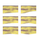 Weathered Yellow Peel Accent Baffle