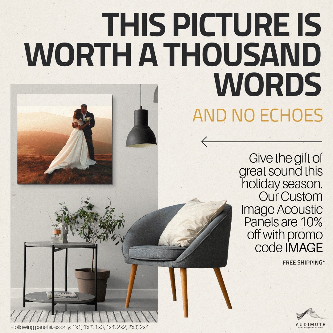 10% Off Audimute Custom Image Panels