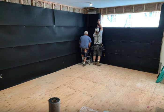 Peacemaker 3mm Sound Barrier is installed in a studio.