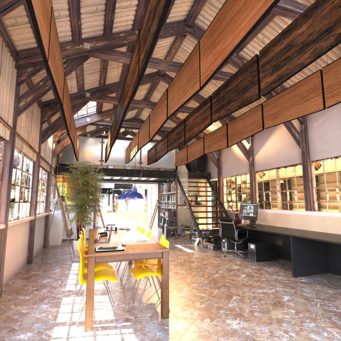 AcoustiWood Ceiling Acoustic Baffles