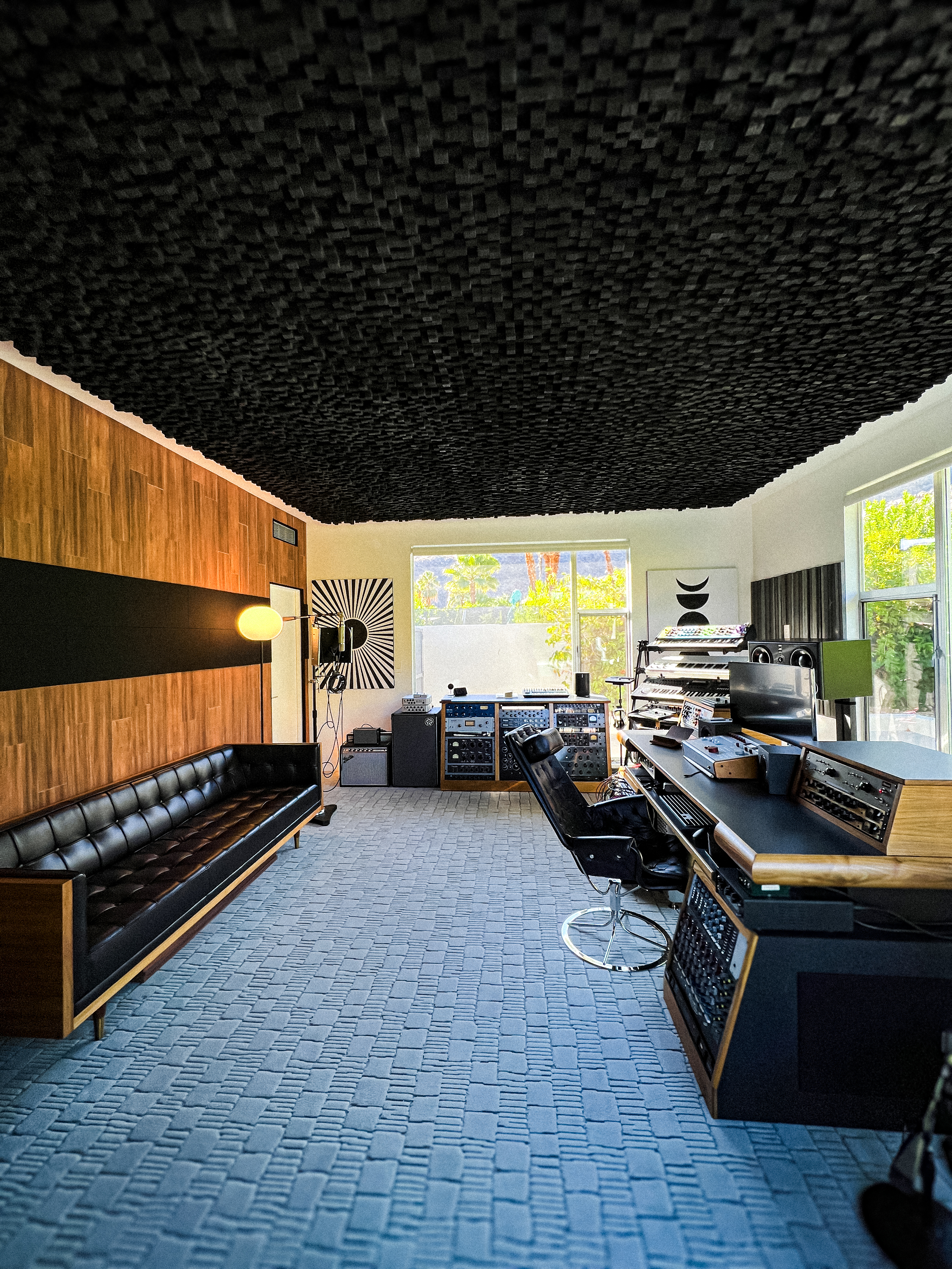 Chris Chaney Home Studio with Audimute Acoustic Products