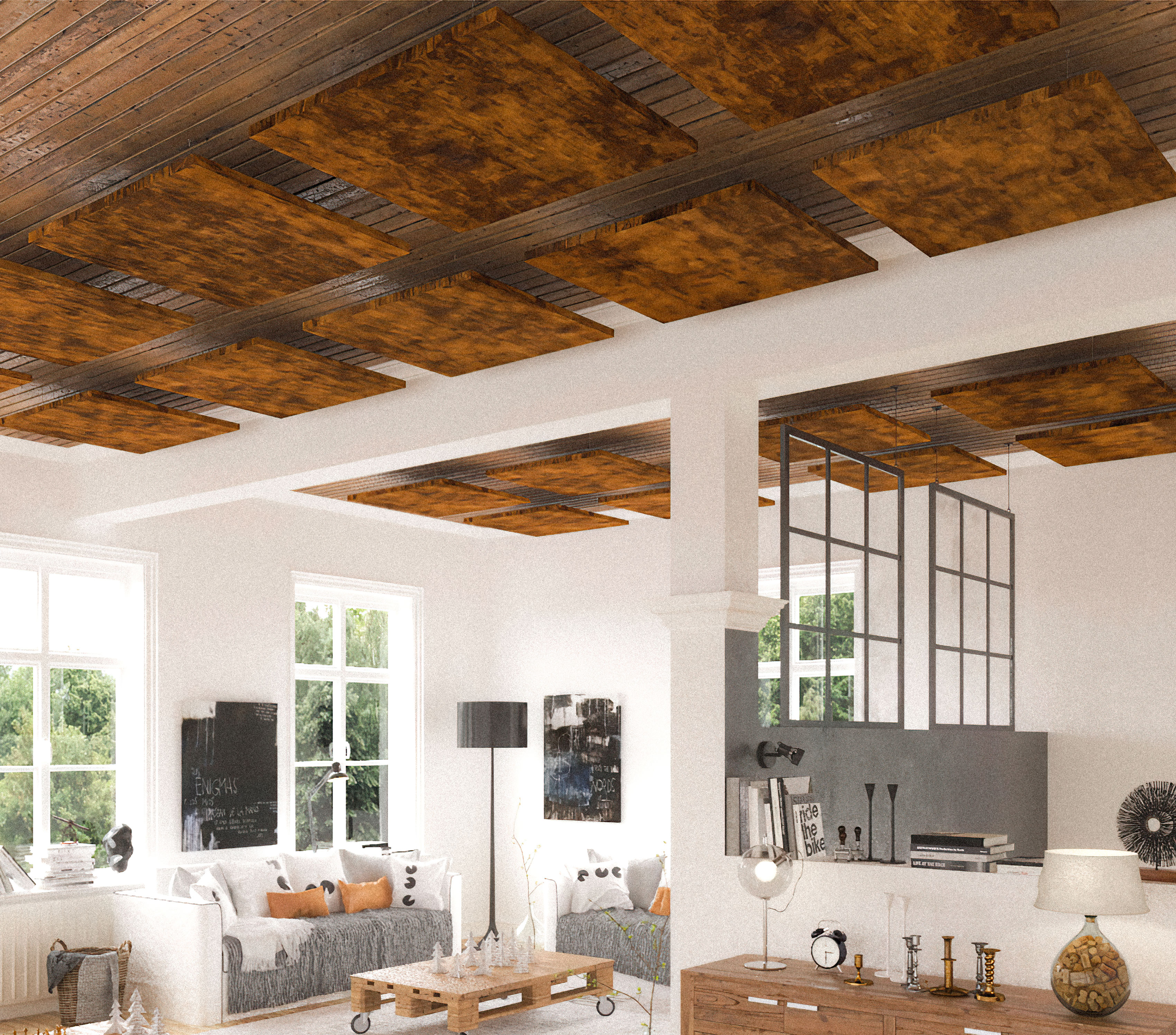 AcoustiWood® Clouds